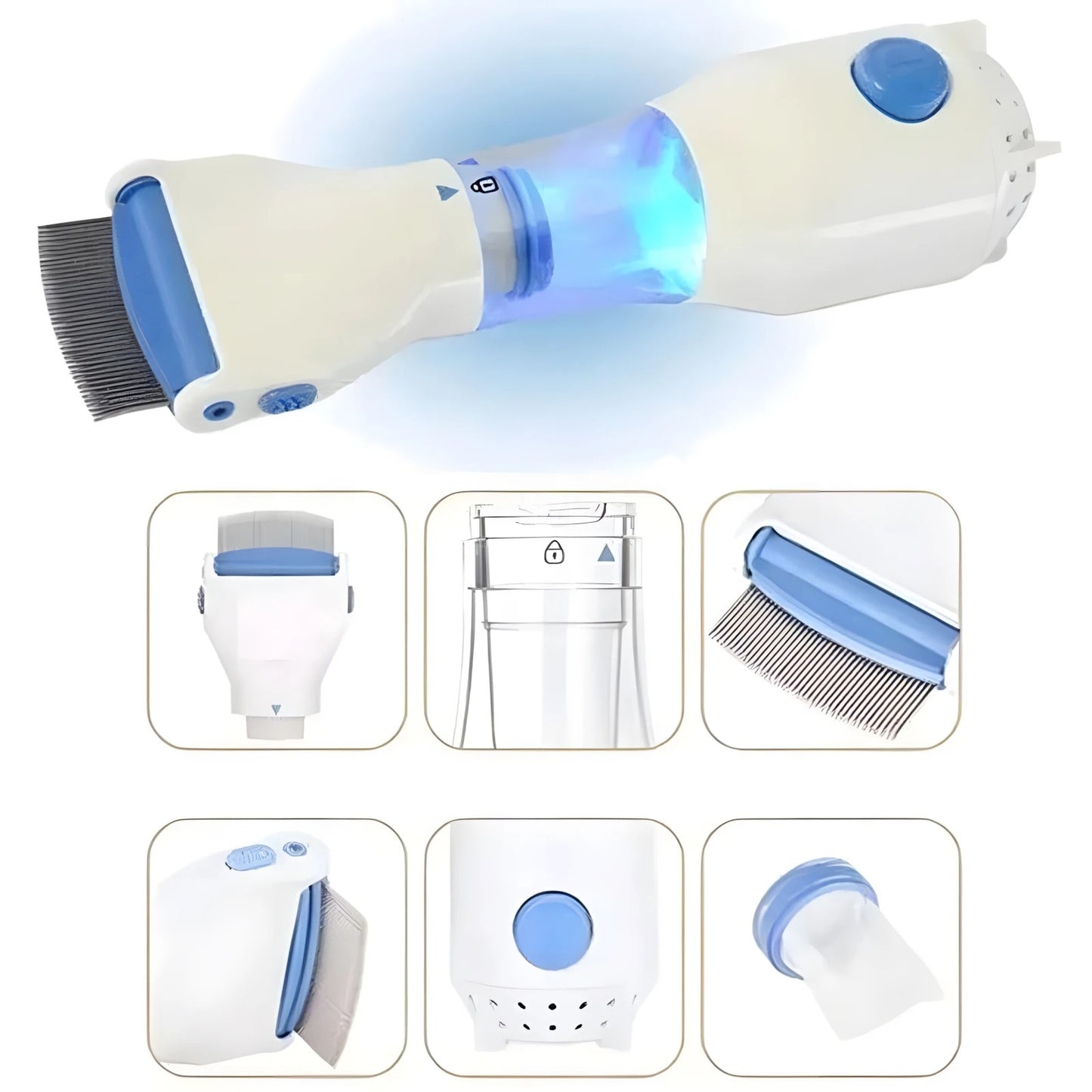 V Comb Electronic Head Lice Removal Machine Anti Lice Machine Comb