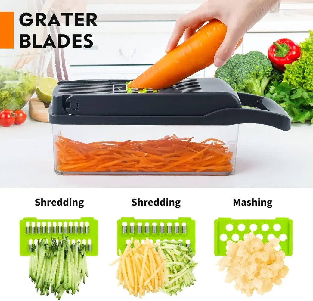 Multifunctional Vegetable Slicer Cutter Shredders Slicer With Basket Fruit Potato Chopper Carrot Grater