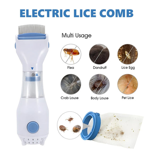 V Comb Electronic Head Lice Removal Machine Anti Lice Machine Comb